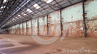 Old Disused Railway Workshops Sydney Stock Photo