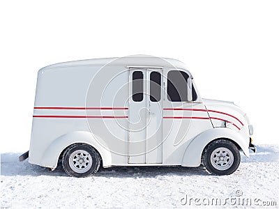 Old Divco Delivery truck Stock Photo