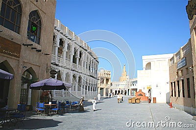 Old Doha, Qatar Editorial Stock Photo