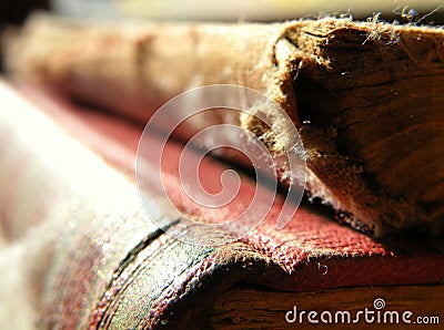 Old dusty Book Stock Photo