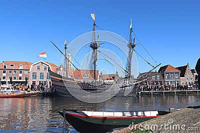 old dutch ship Editorial Stock Photo