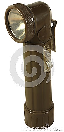 Old electric torch Stock Photo