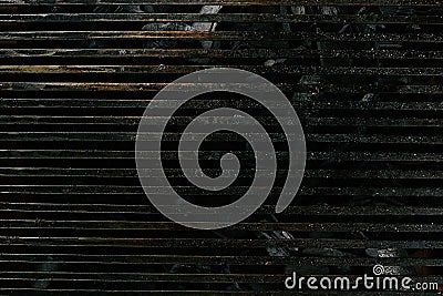 Old Empty Barbecue Grill Texture Stock Photo