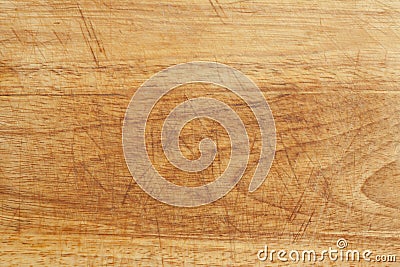 Old Empty Wooden Cutting Kitchen Board Background. Stock Photo