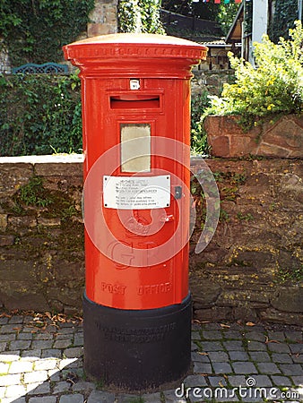 An old English letter box Editorial Stock Photo