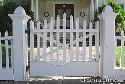 Old Entry Gate Stock Photo