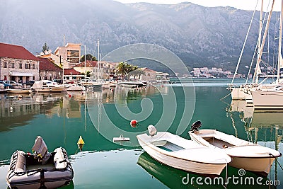 Old Europe city Kotor Stock Photo