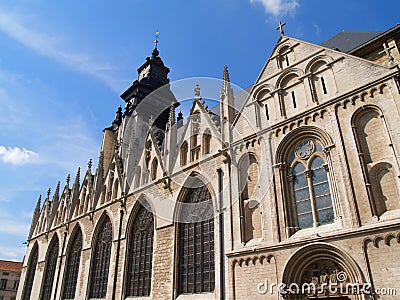 Old European gothic church. Stock Photo