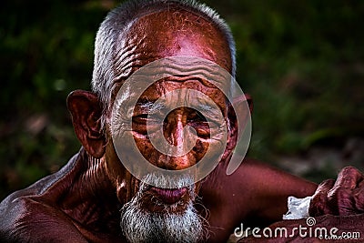 Old Faces Editorial Stock Photo