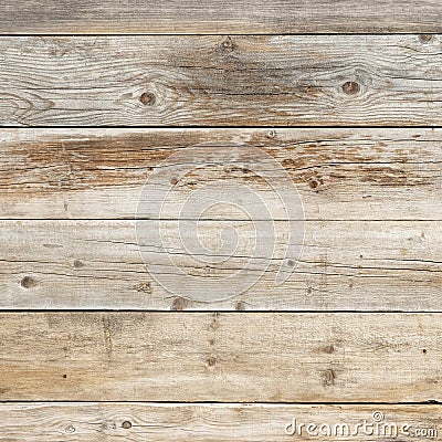 Old faded dull pine natural wood square background texture flat front view Stock Photo