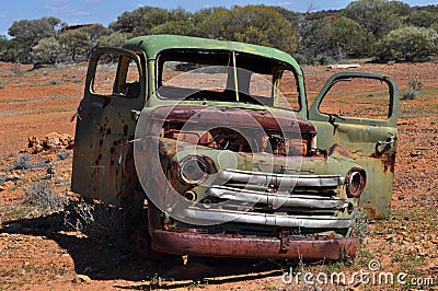 Old Dodge Fargo Truck Body Outback Australia Editorial Photo - Image: 37223146