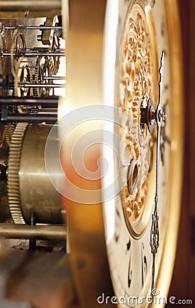 Old-Fashioned clock Stock Photo