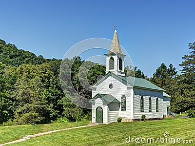 Old fashioned country church Stock Photo