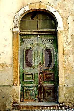 Old fashioned door Stock Photo