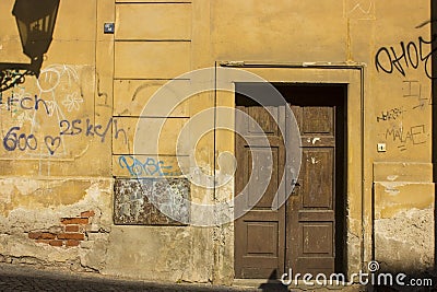 Old fashioned door Editorial Stock Photo