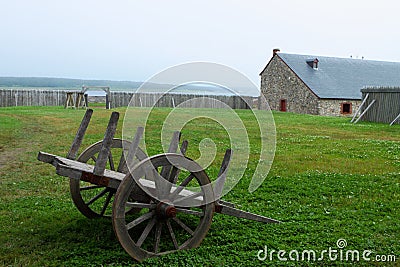 Old-fashioned fortifications Stock Photo