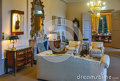 Old fashioned living room - interior Stock Photo