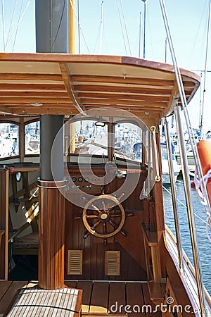 Old-fashioned Motor Boat Royalty Free Stock Image - Image 