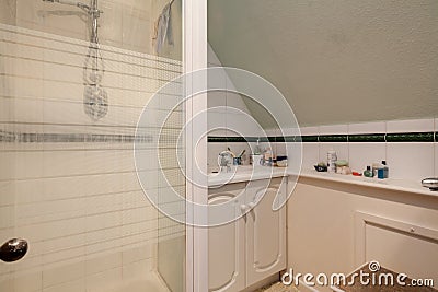 Old fashioned shower Editorial Stock Photo