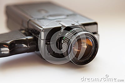 An old film camera for super eight movies Stock Photo