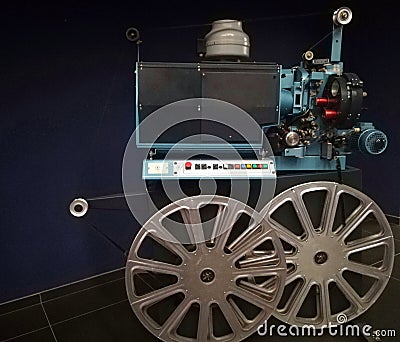 An old film projector Stock Photo