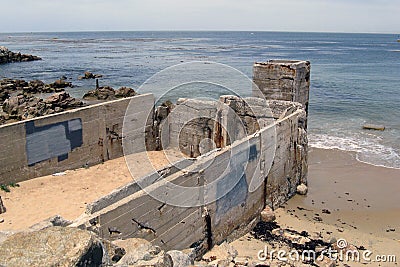 Old fish cannery in Monterey, california Stock Photo