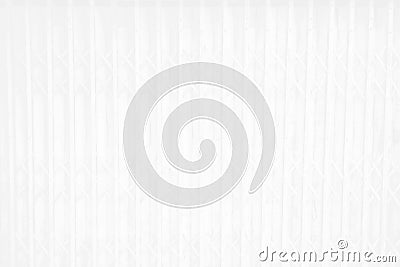 Old folded steel door, the white surface gives an old and beautiful feeling. Soft white vertical metal door surface is an old gray Stock Photo