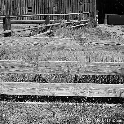 Oregon barn building Stock Photo