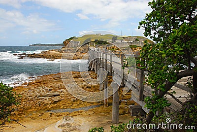 Old Fort at Botany Bay, Australia Stock Photo