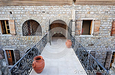 Old fortress of Budva town Stock Photo