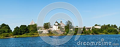 Old fortress in Staraya Ladoga Stock Photo