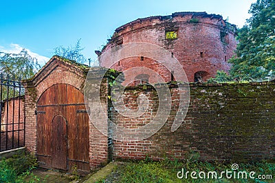 The old fortress of Zindan, then the prison where Joseph Stalin served time. Built in 1747, Lankaran city, Azerbaijan Stock Photo