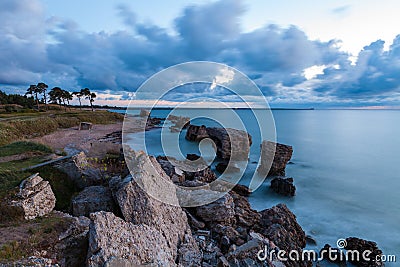 Old forts after sunset Stock Photo