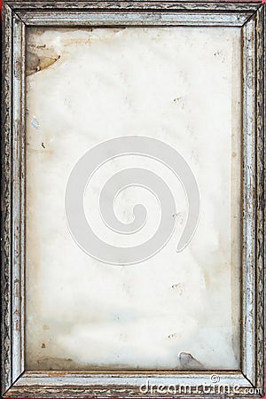 Old frame for photo Stock Photo