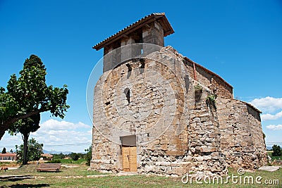 Old French church Stock Photo