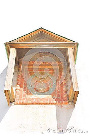 Old frescoes in Kirillo-Belozersky monastery. Editorial Stock Photo