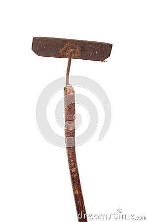 Old garden Hoe Stock Photo