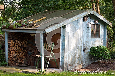 Old Garden Shed Royalty Free Stock Photos - Image: 26376958