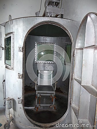 Old gas chamber Stock Photo