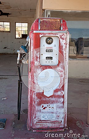 Old Gas Pump Editorial Stock Photo