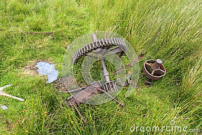 Old gearing Stock Photo