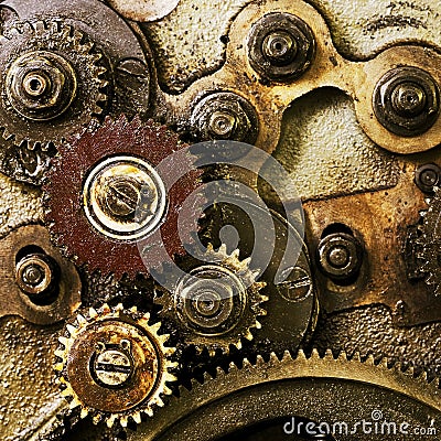 Old gearing Stock Photo