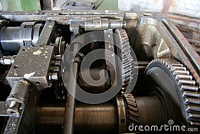 Old gears Stock Photo