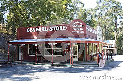Old General Store Editorial Stock Photo
