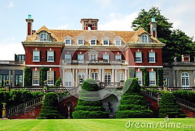 An old Gilded Age mansion Editorial Stock Photo