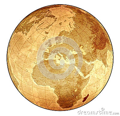 Old Globe Stock Photo