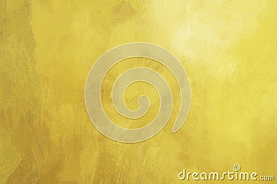 Old glod metal wall background or texture and shadow Stock Photo