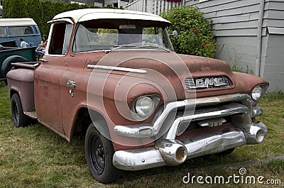 Old GMC truck Editorial Stock Photo