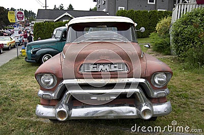 Old GMC truck Editorial Stock Photo