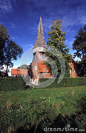 Old gothic church Stock Photo